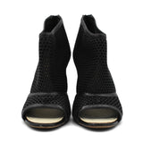 Chanel Peep-Toe Booties - Women's 37.5