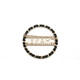 Chanel Chain Logo Brooch