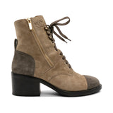 Chanel Suede Combat Boots - Women's 37.5