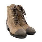 Chanel Suede Combat Boots - Women's 37.5