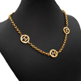 Chanel Medallion Chain Necklace