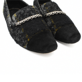 Chanel Tweed Loafers - Women's 41