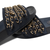 Chanel Chain Link Slides - Women's 37