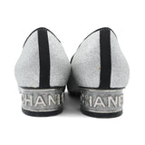 Chanel 'Logo Heel' Kitten Heels - Women's 36.5