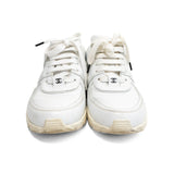 Chanel Leather Sneakers - Women's 38