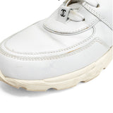Chanel Leather Sneakers - Women's 38