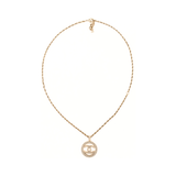 Chanel 'Pearl CC Medallion' Pendant Necklace