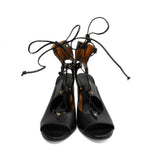 Chloe Lace-Up Wedge Sandals - Women's 38