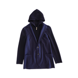 Eleventy Ribbed Hooded Jacket - Men's S