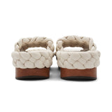 Chloe 'Wavy Braided Leather Flatform' Sandals - Women's 40