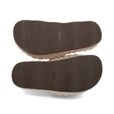 Chloe 'Wavy Braided Leather Flatform' Sandals - Women's 40