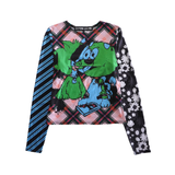 Chopova Lowena Graphic Jersey Top - Women's M