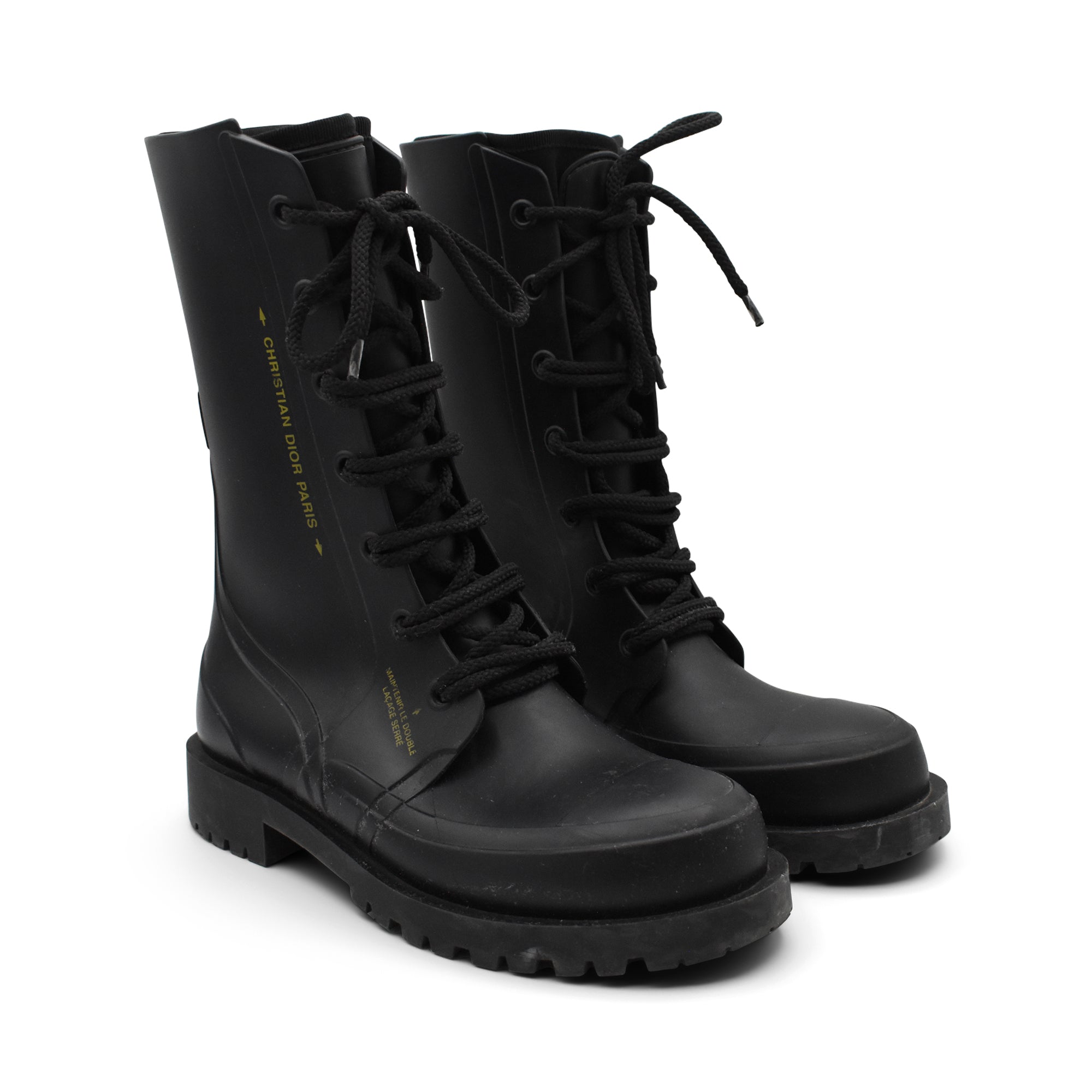 Christian Dior 'Dior Camp' Combat Boots Women's 37 – Fashionably