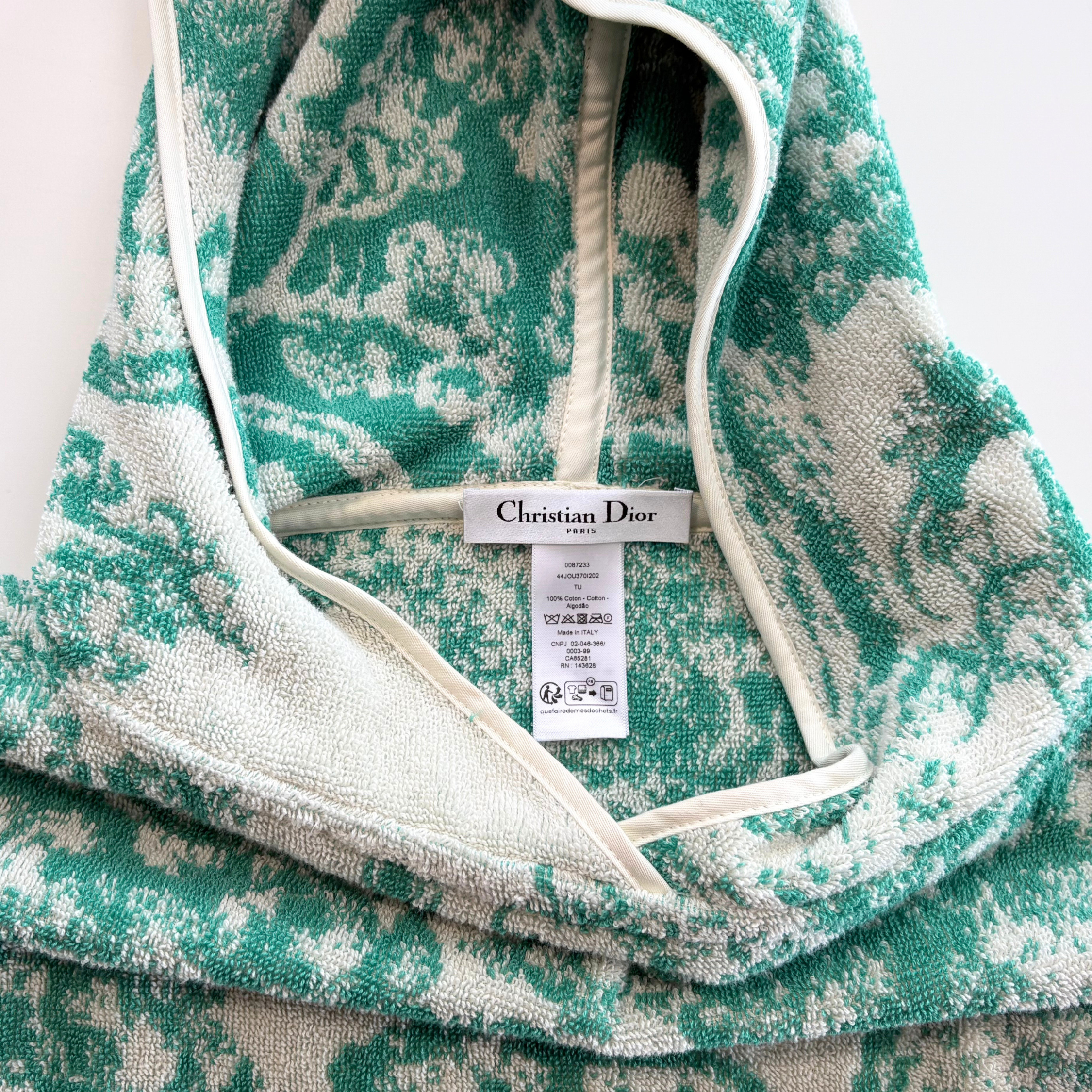 Christian Dior 'Dioriviera Toile de Jouy Sauvage' Poncho O/S