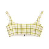 Christian Dior Plaid Wool Crop Top - Women's 34