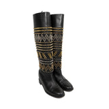 Christian Louboutin 'Rom Chic' Flat Boots - Women's 37.5