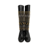 Christian Louboutin 'Rom Chic' Flat Boots - Women's 37.5