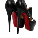Christian Louboutin 'Pitou' Peep-Toe Bootie - Women's 40