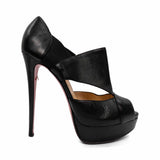 Christian Louboutin 'Pitou' Peep-Toe Bootie - Women's 40
