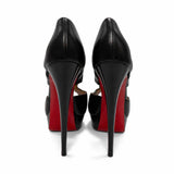 Christian Louboutin 'Pitou' Peep-Toe Bootie - Women's 40