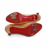 Christian Louboutin 'Simple' Metallic Pumps - Women's 38