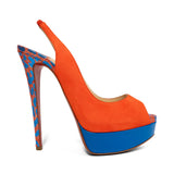 Christian Louboutin 'Lady Peep' Slingbacks - Women's 37