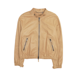 Coach Leather Bomber Jacket - Women's M