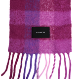 Coach 'Plaid Oversized Muffler' Scarf