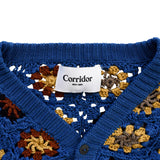 Corridor Floral Crochet Cardigan - Men's M