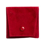 Cartier Red Suede Ring Pouch front