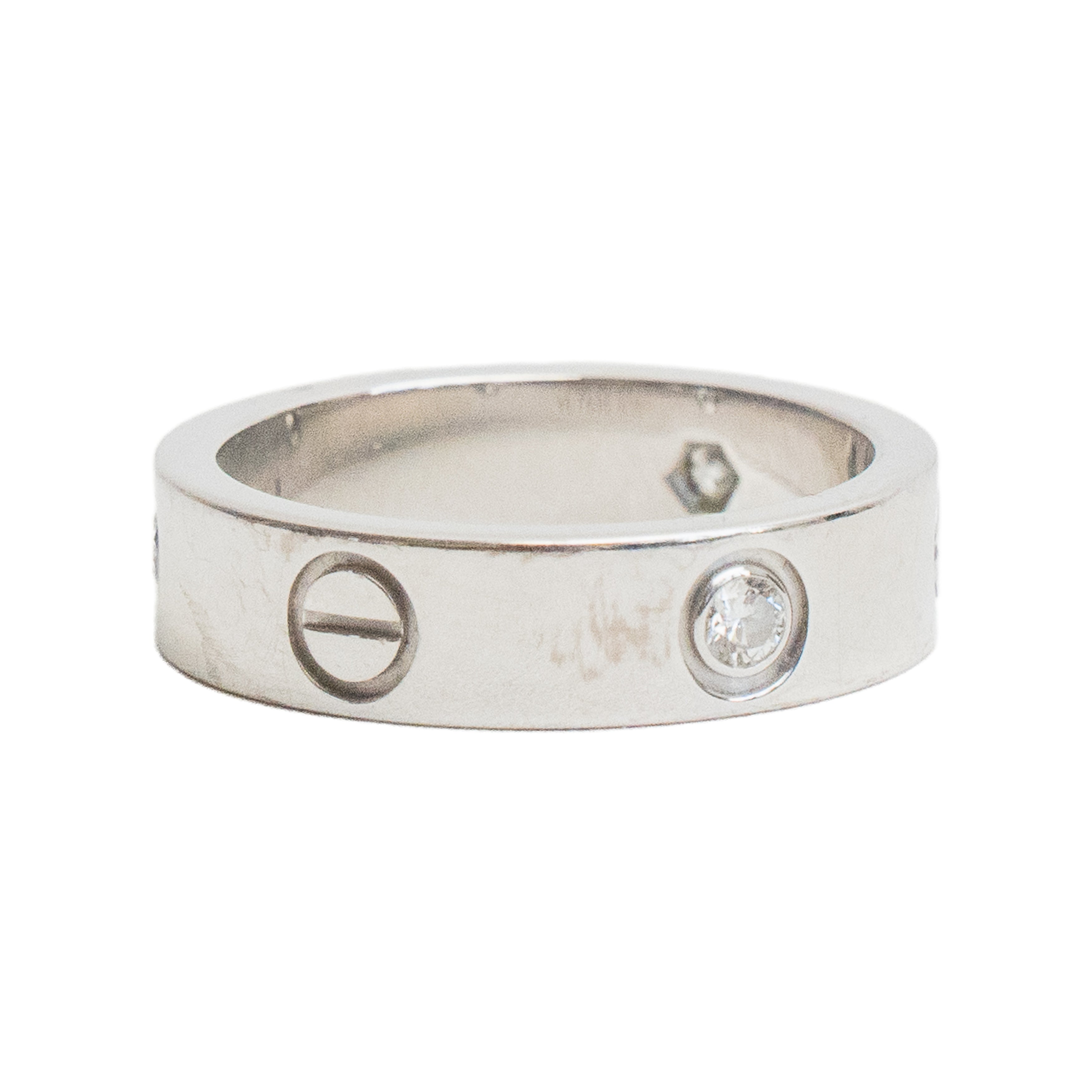 Cartier Silver Ring angle