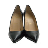 Christian Louboutin Black Patent Pumps front