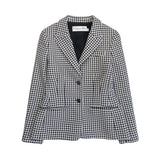 Christian Dior Houndstooth Blazer - Women's 4