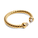 David Yurman 'Micro Cablespira® Flex Open' Ring