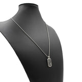 David Yurman Dog Tag Necklace