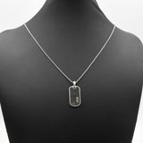 David Yurman Dog Tag Necklace