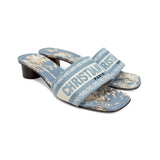 Christian Dior 'Dway Heeled Slides' - Women's 38.5