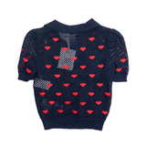 Christian Dior Knit Heart Polo - Women's 34