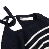 Christian Dior Striped Knit Top - Women's 4