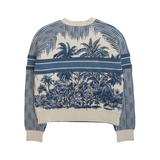 Christian Dior 'Logo Palm' Cashmere Sweater - Women's 4