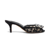 Dolce & Gabbana Crystal Heeled Mules - Women's 37