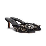 Dolce & Gabbana Crystal Heeled Mules - Women's 37