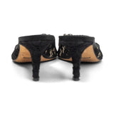 Dolce & Gabbana Crystal Heeled Mules - Women's 37