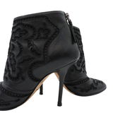 Dolce & Gabbana Embroidered Ankle Boots - Women's 37