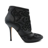 Dolce & Gabbana Embroidered Ankle Boots - Women's 37
