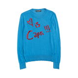 Dolce & Gabbana 'Love Is' Silk Sweater - Women's 40