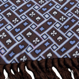 Dolce & Gabbana 'Suits' Fringe Scarf