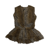 Dolce & Gabbana Cheetah Silk Top - Women's 46