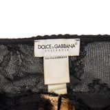 Dolce & Gabbana Black Leopard Bra - Women's 32