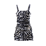 Dolce and Gabbana 'Zebra' Mini Dress - Women's 42
